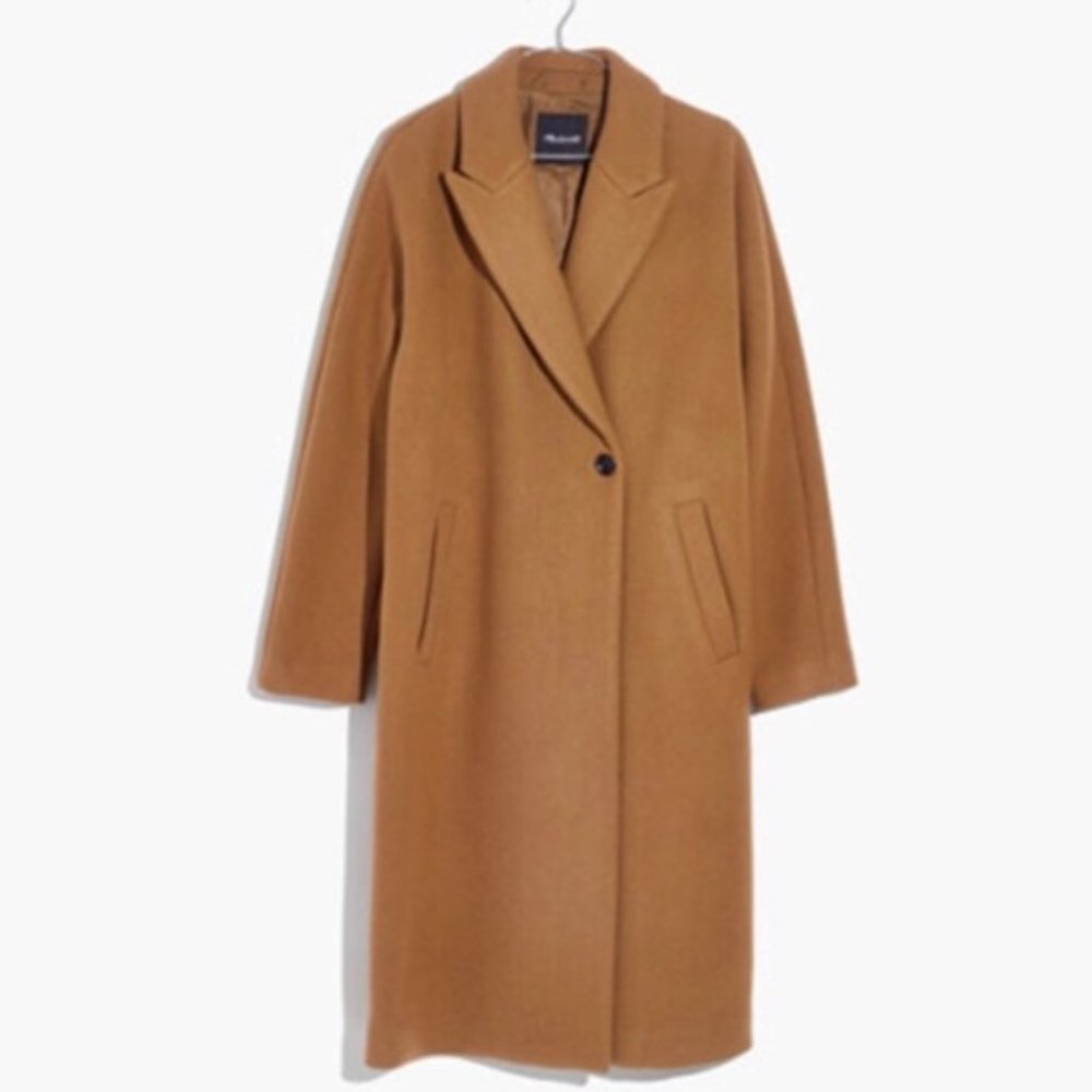 Madewell Tan Pea Coat